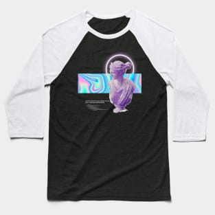 black modern streetwear Baseball T-Shirt